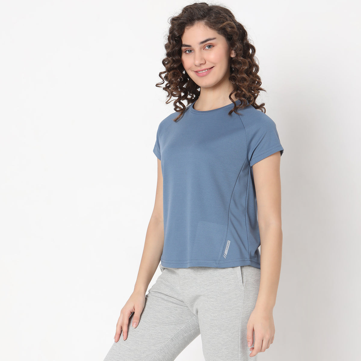 Regular Fit Solid T-Shirt