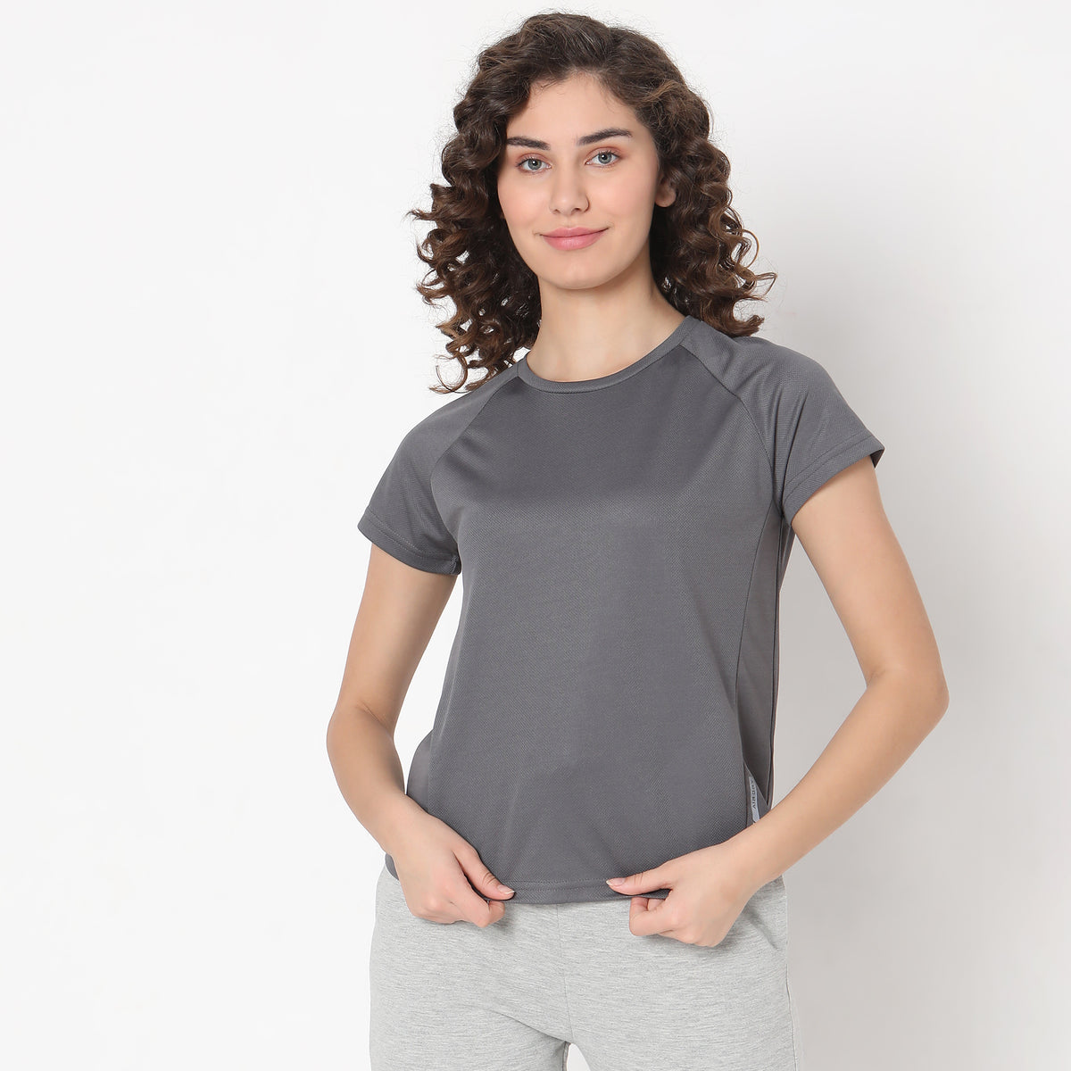 Regular Fit Solid T-Shirt