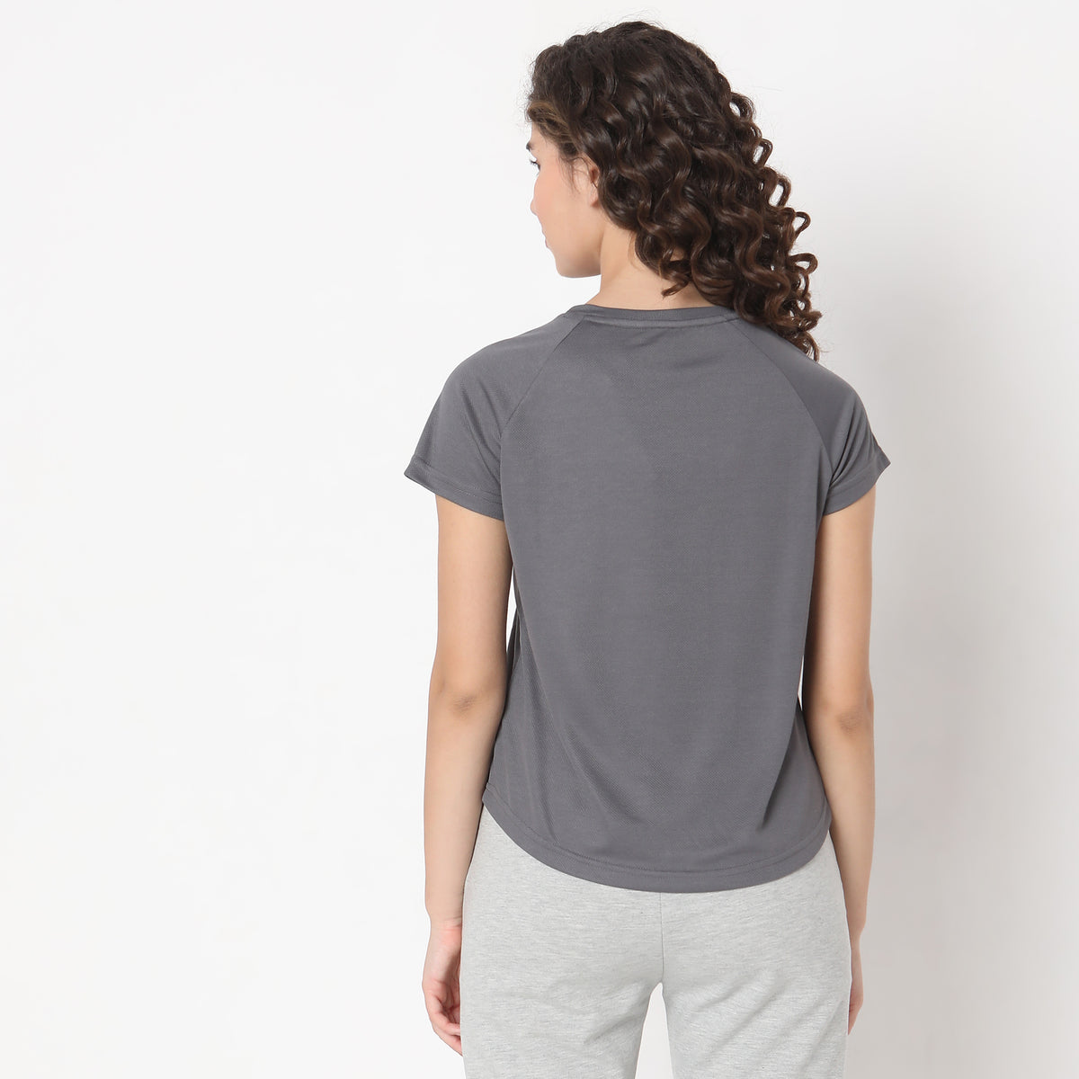 Regular Fit Solid T-Shirt