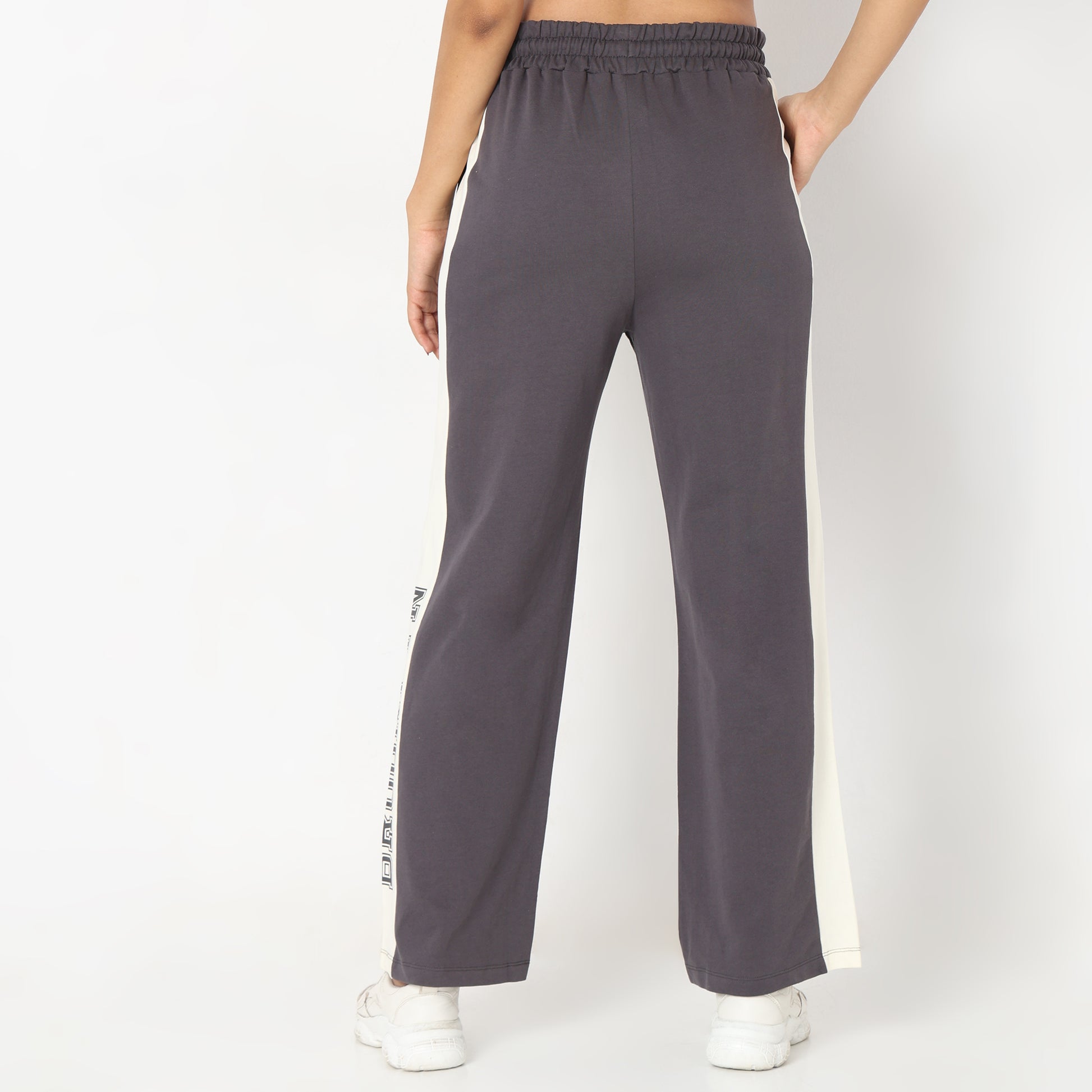 Regular Fit Solid Trackpants