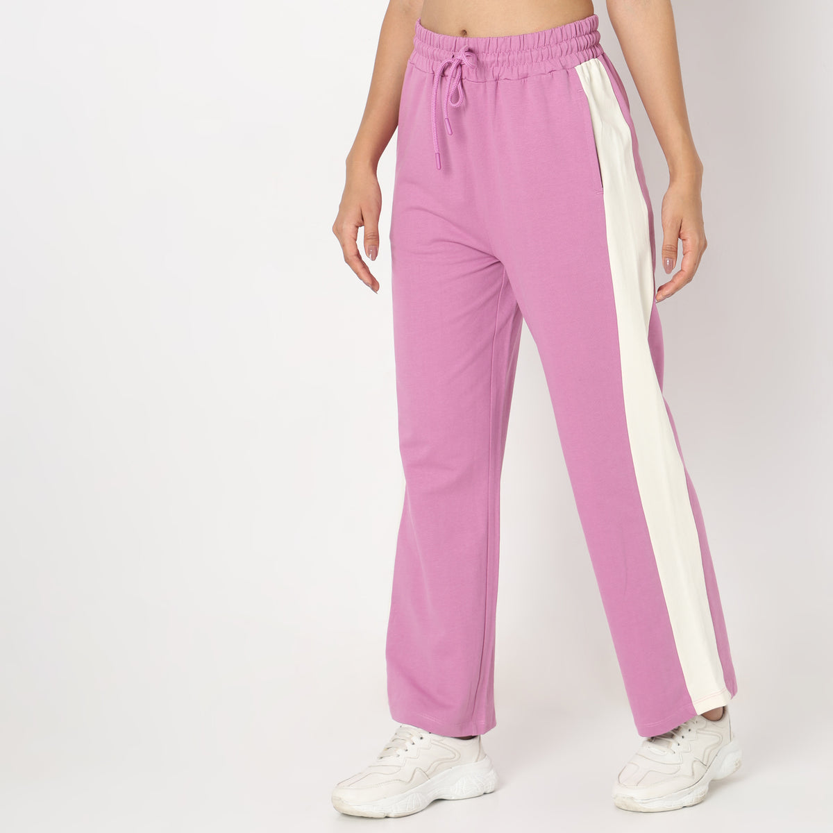 Regular Fit Solid Trackpants