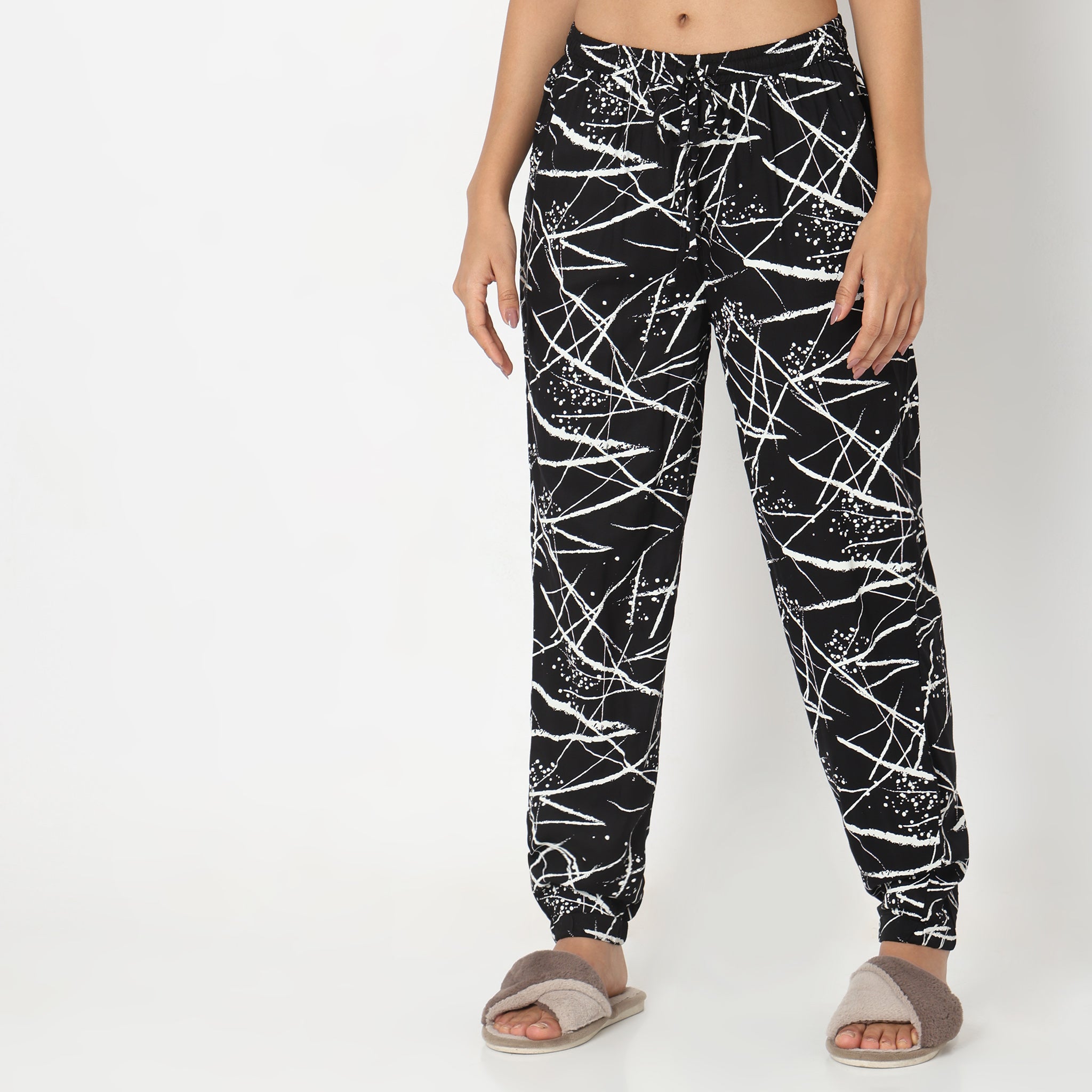 Floral joggers womens sale