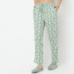 Regular Fit Floral Mid Rise Pyjamas