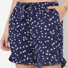 Regular Fit Floral Mid Rise Shorts