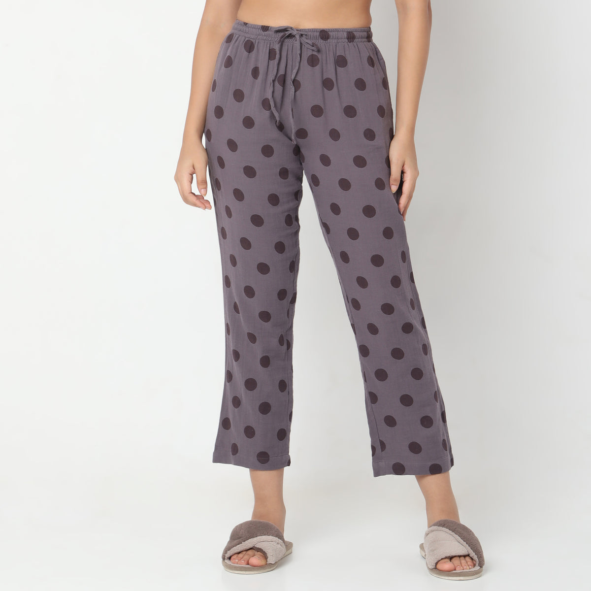 Regular Fit Polka Dots Sleepwear Sets