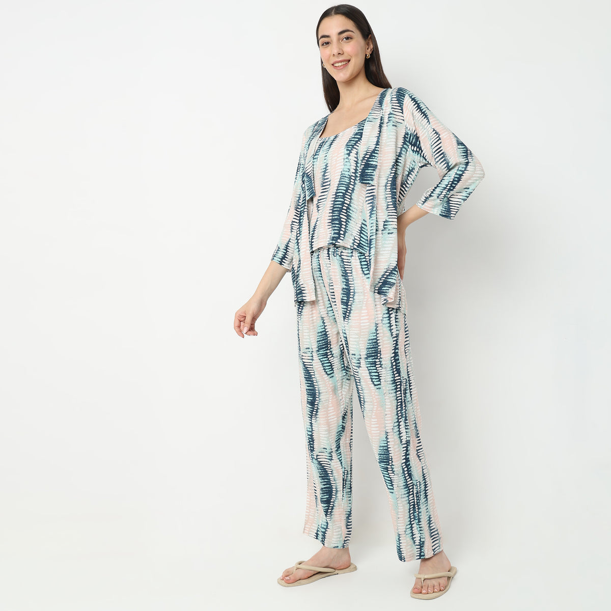 Regular Fit Printed Sleepwear Sets