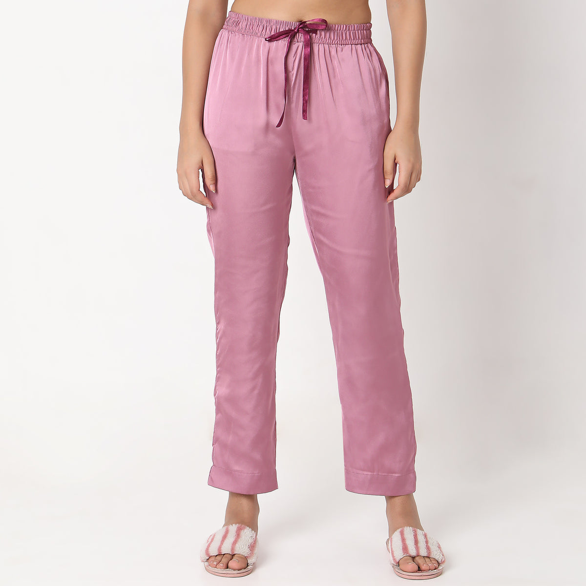 Regular Fit Solid Sleepwear Sets