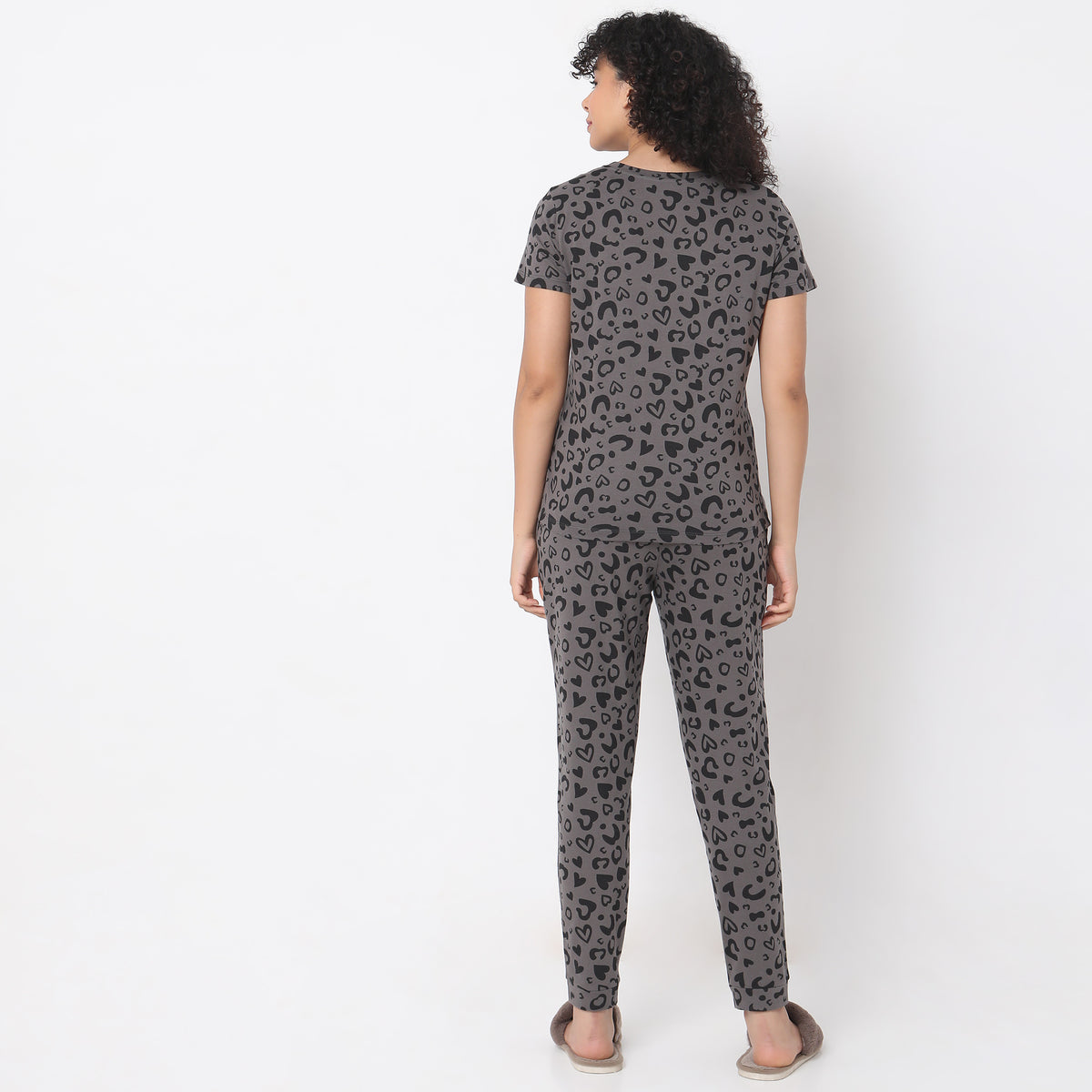 Regular Fit Animal Print Sleepwear Sets