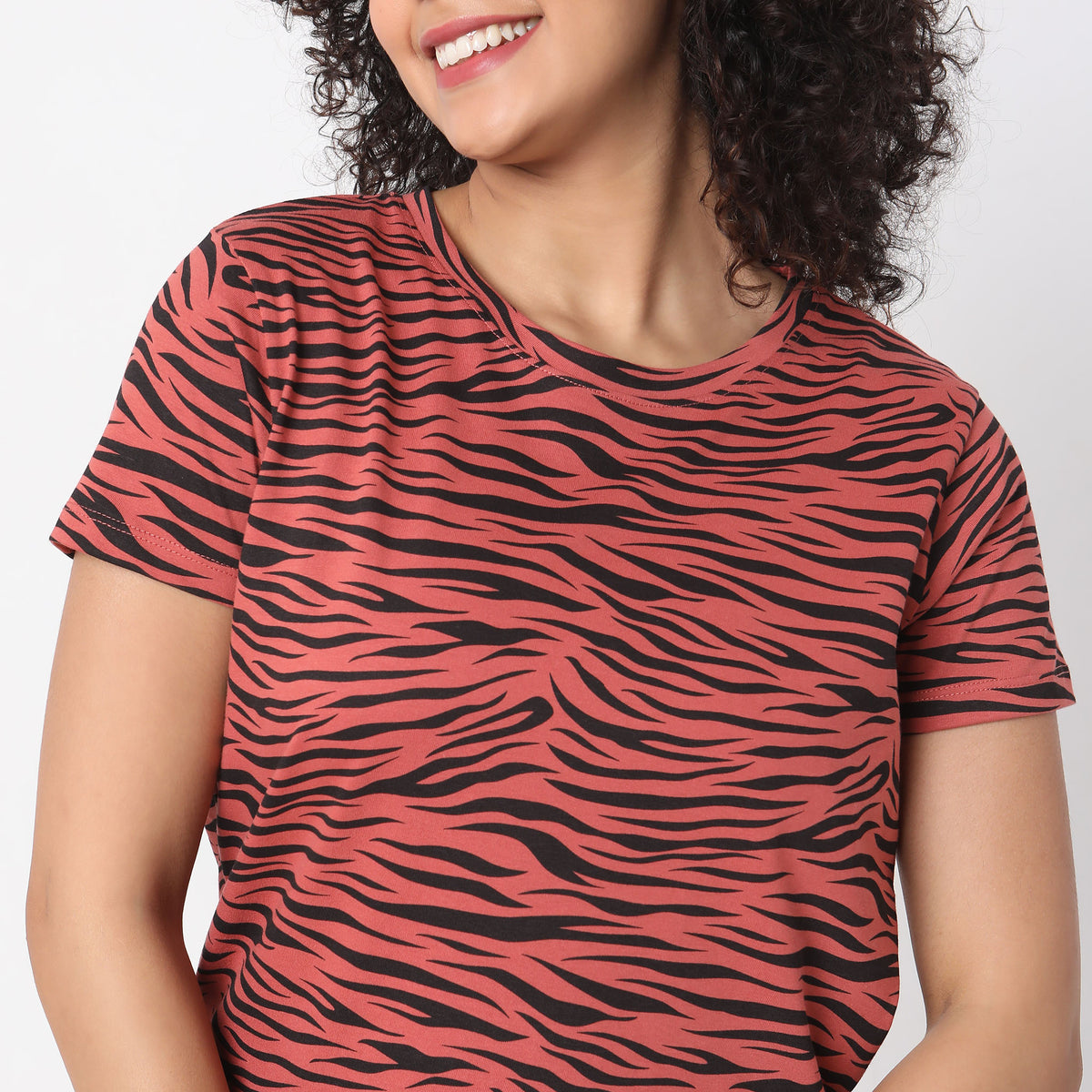 Regular Fit Animal Print Sleepwear Sets