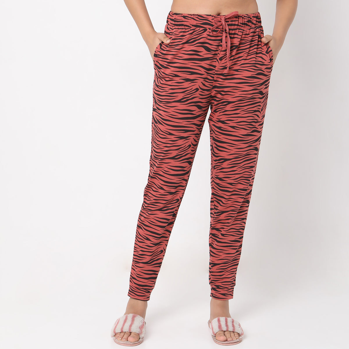 Regular Fit Animal Print Sleepwear Sets