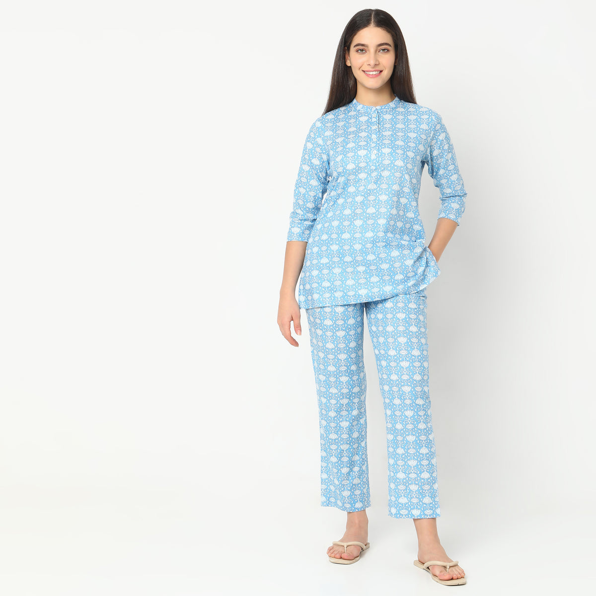 Regular Fit Printed Sleepwear Sets