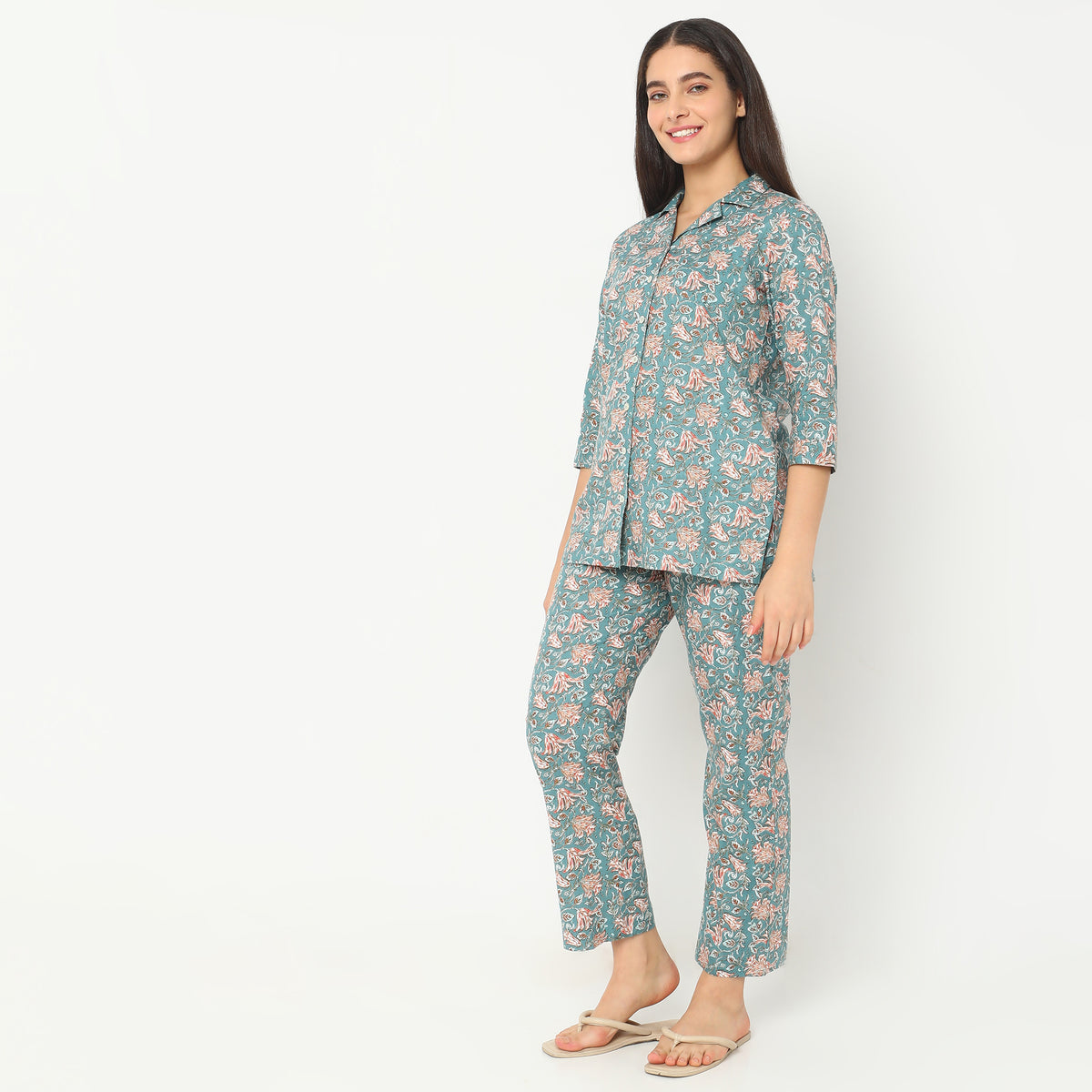 Regular Fit Printed Sleepwear Sets