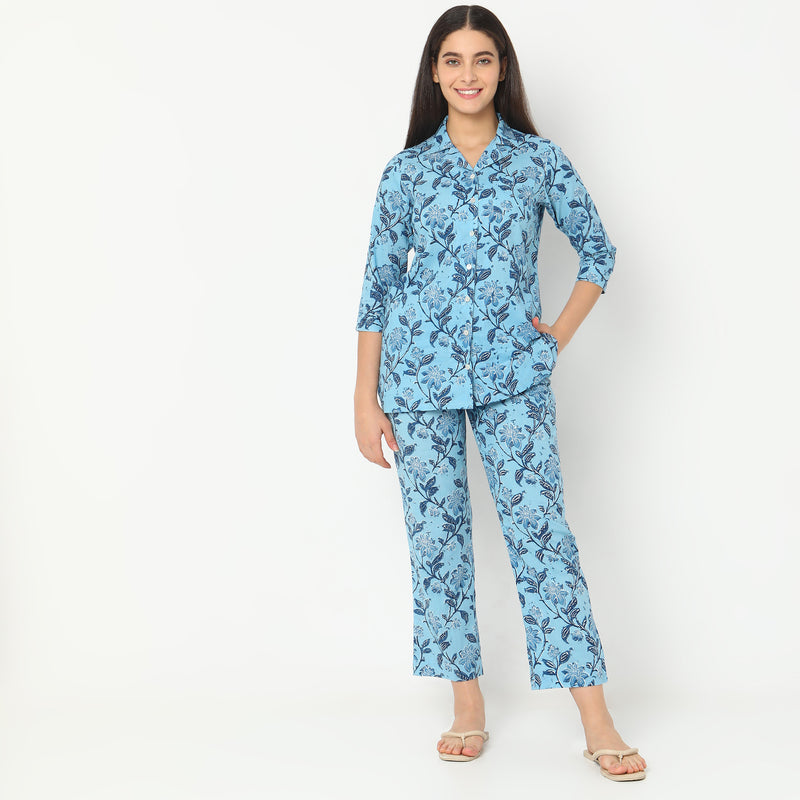 Regular Fit Printed Sleepwear Sets