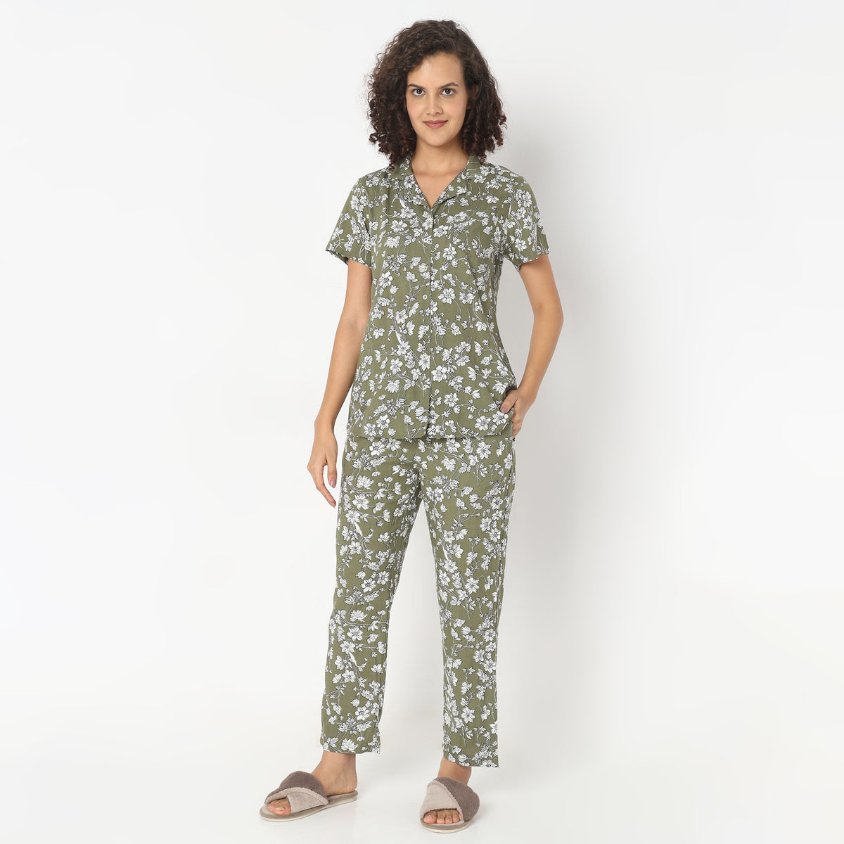 Regular Fit Printed Sleepwear Sets