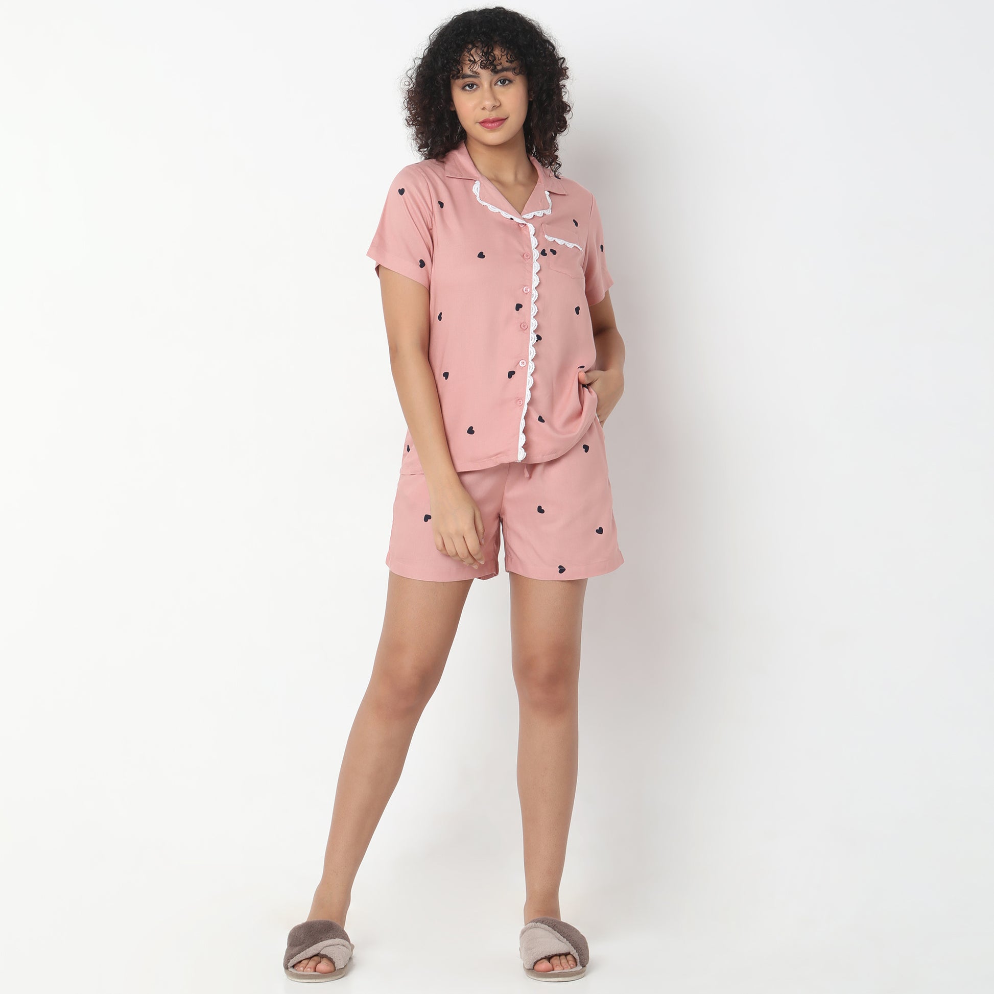 Regular Fit Printed Sleepwear Sets