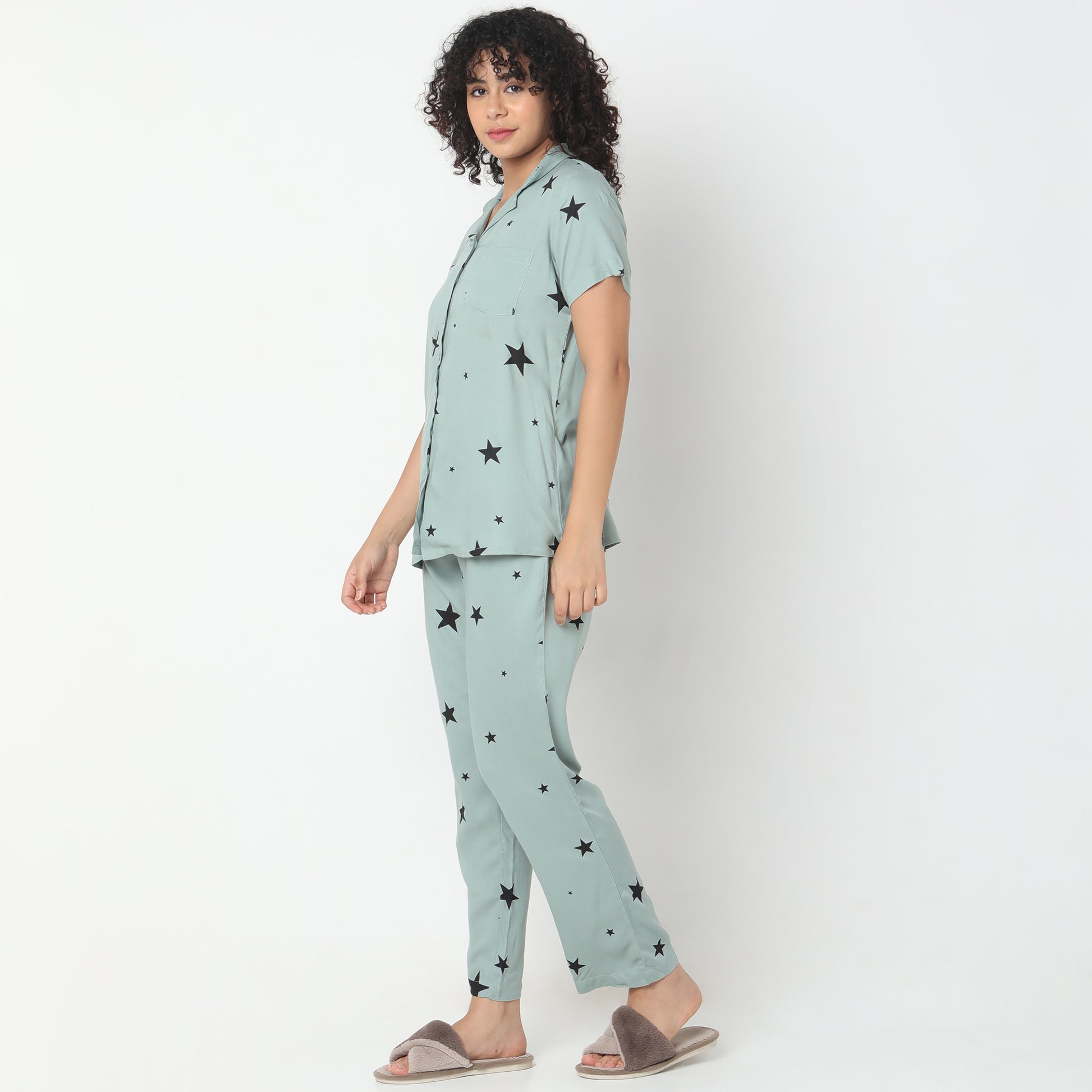 Regular Fit Printed Sleepwear Sets