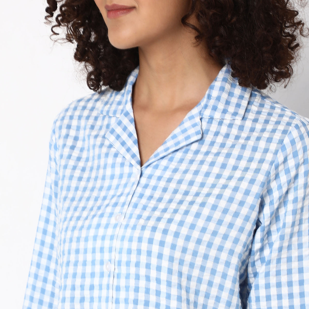 Regular Fit Checkered Sleepwear Sets