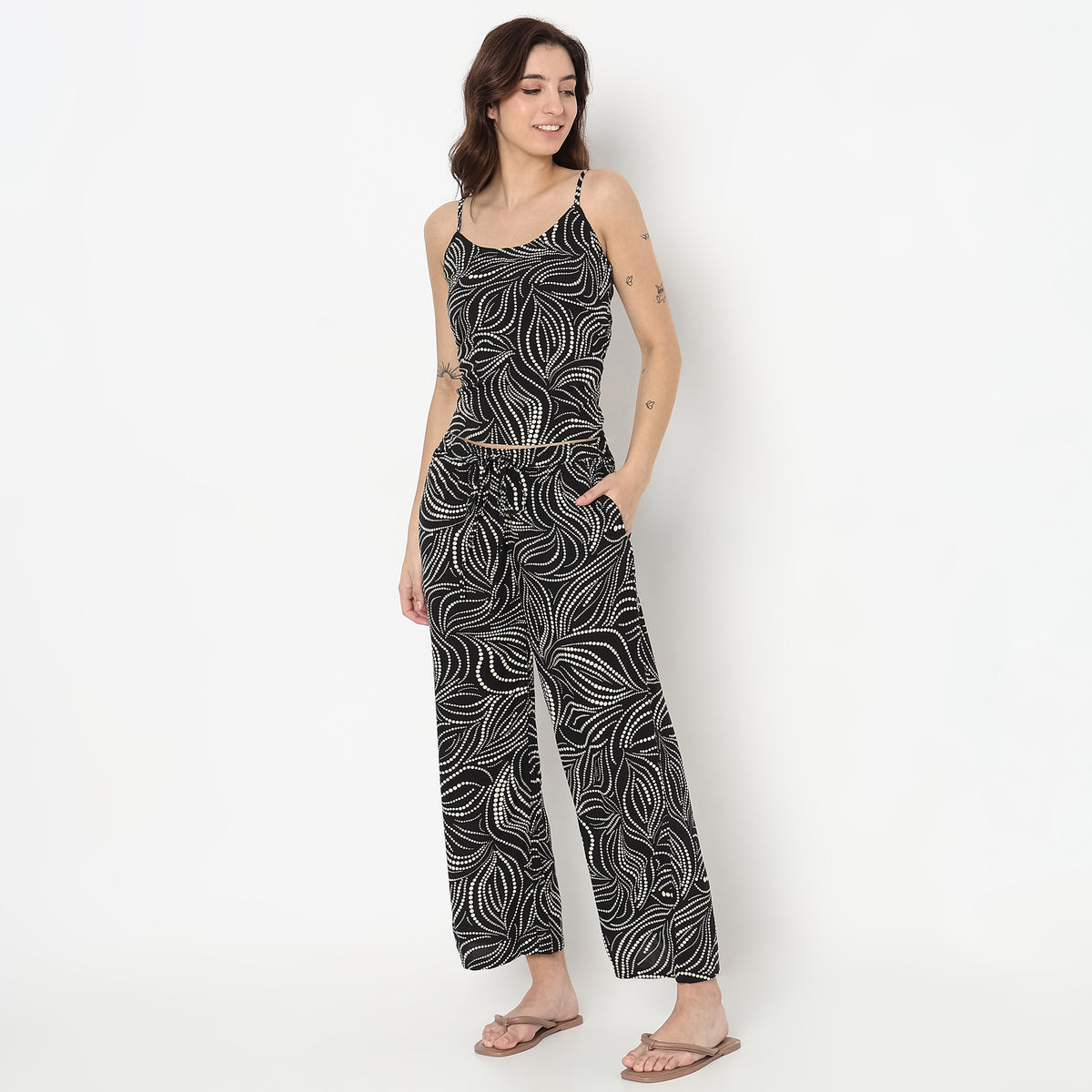 Regular Fit Printed Sleepwear Sets