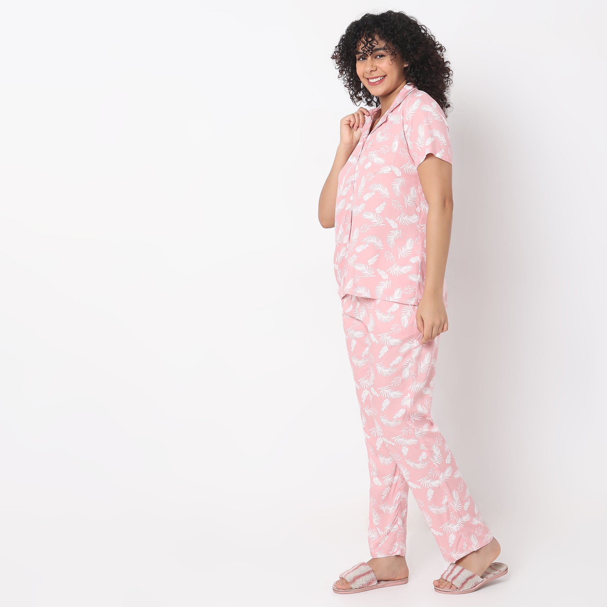Regular Fit Floral Sleepwear Sets