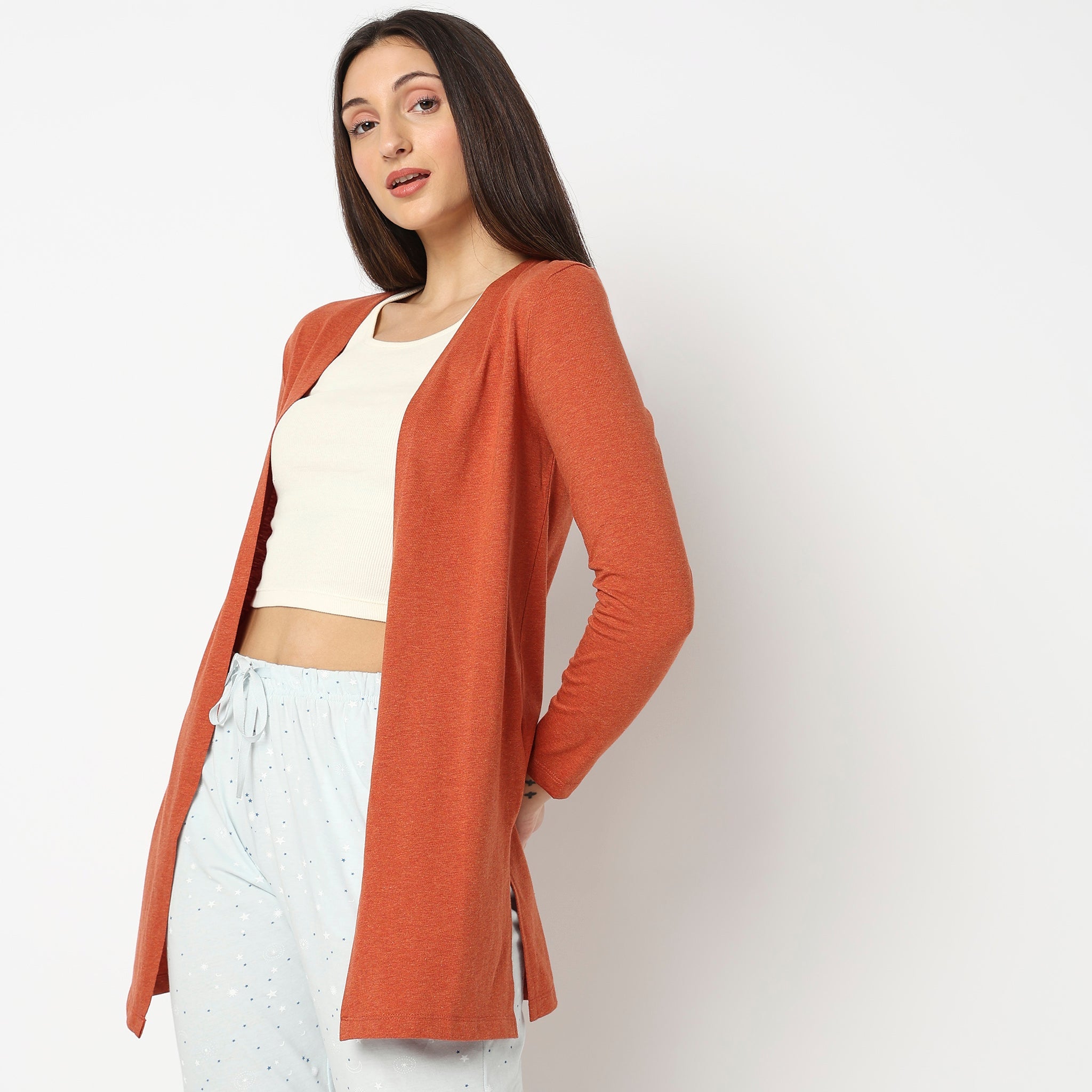 Rust hot sale colored shrug