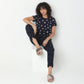 Knitted Printed Lounge T-Shirt