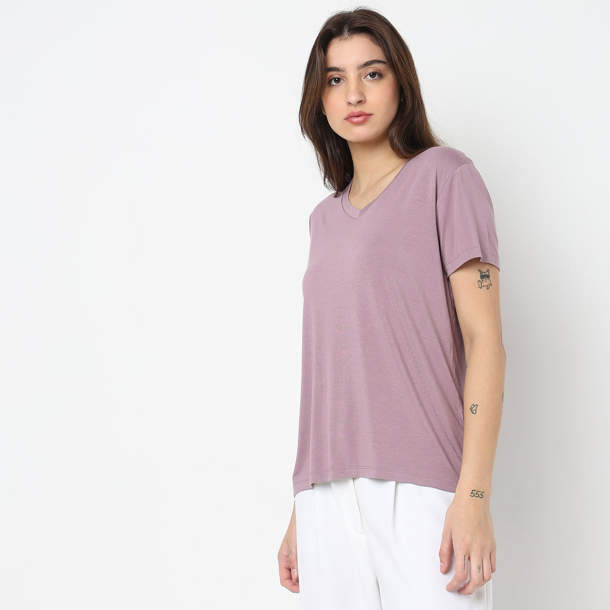 Regular Fit Solid Top