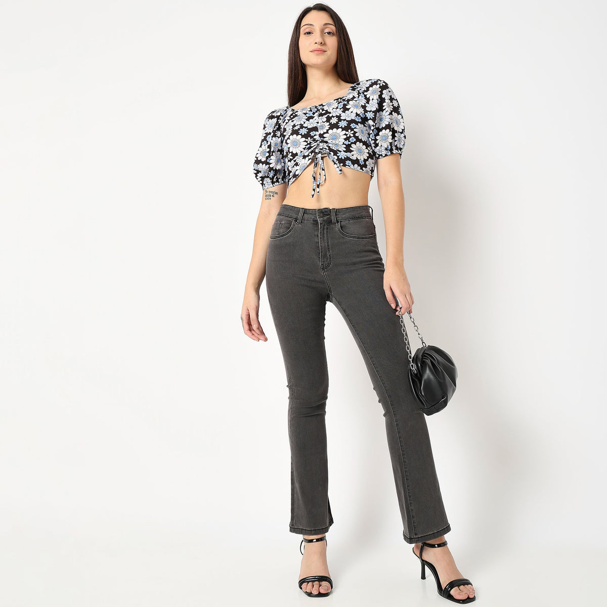 Women Wearing Regular Fit Floral Top