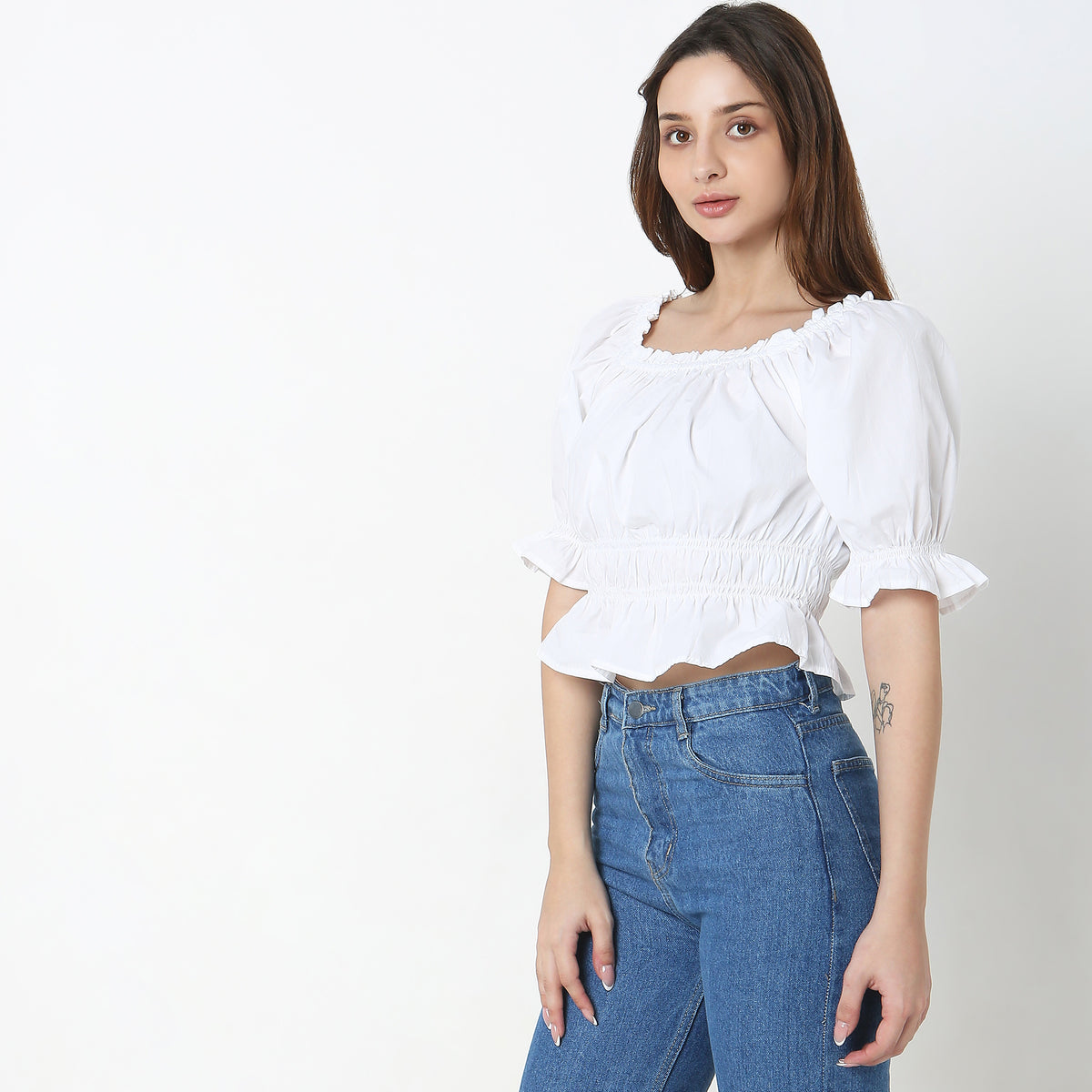 Regular Fit Solid Top