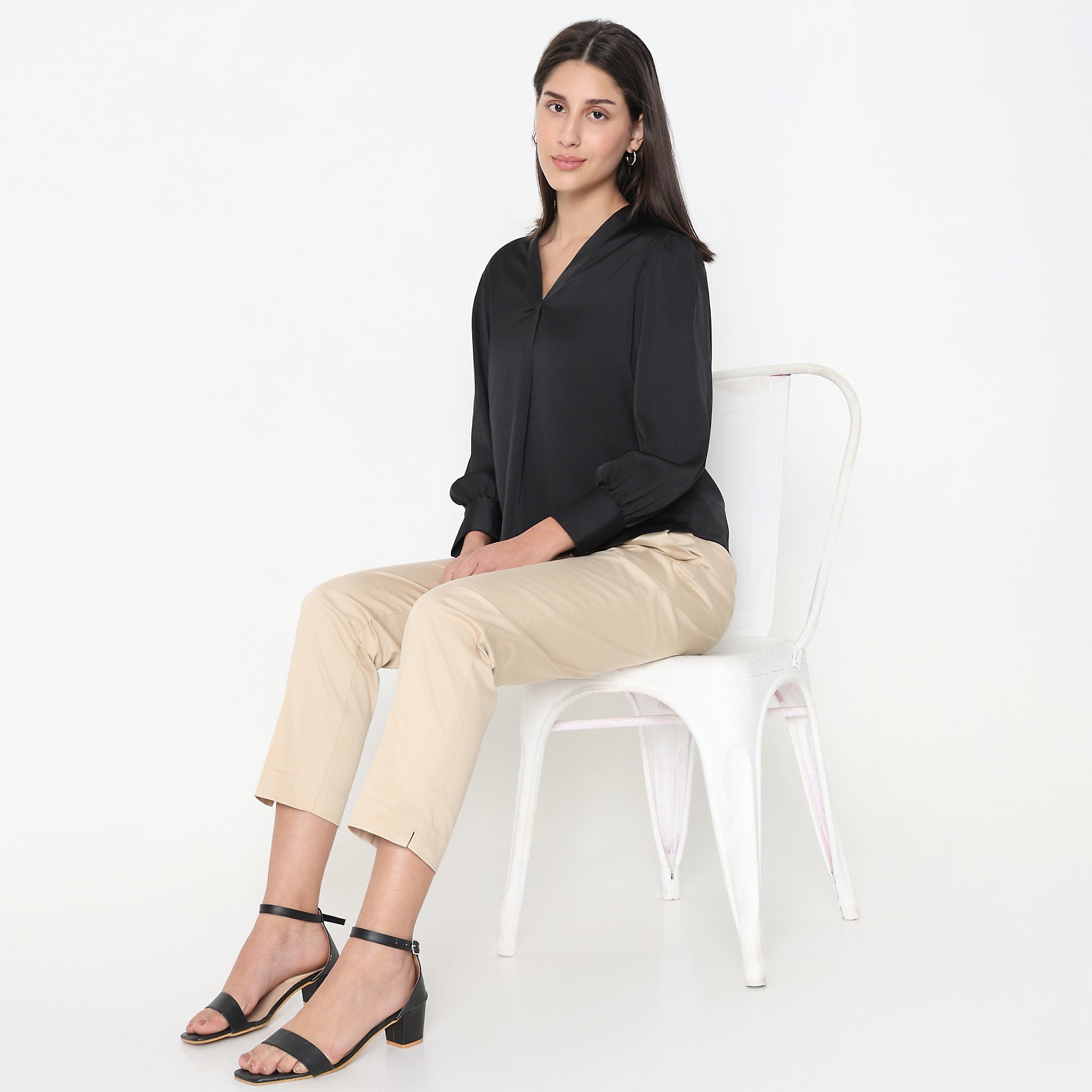 Buy online Black Solid Track Pant from bottom wear for Women by