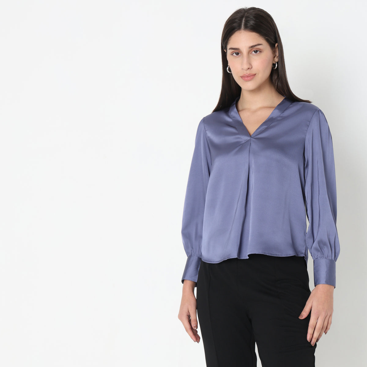 Regular Fit Solid Top