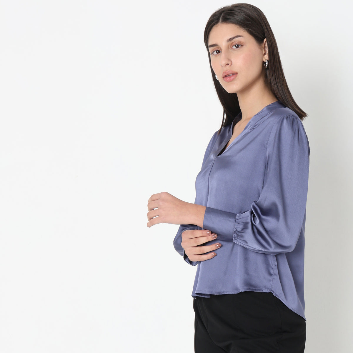 Regular Fit Solid Top