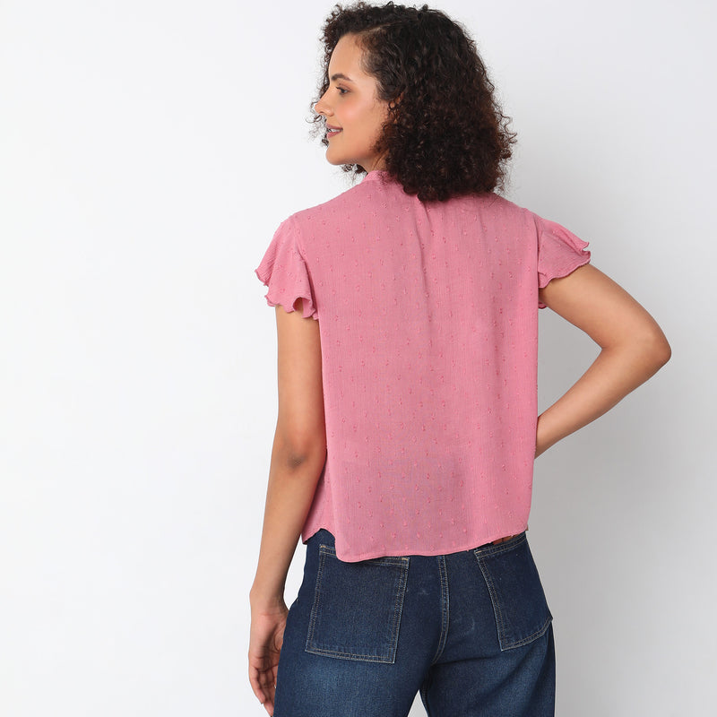 Regular Fit Solid Top