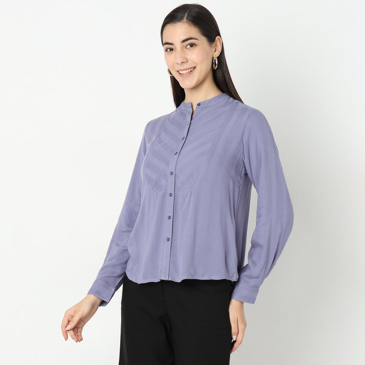 Regular Fit Solid Top