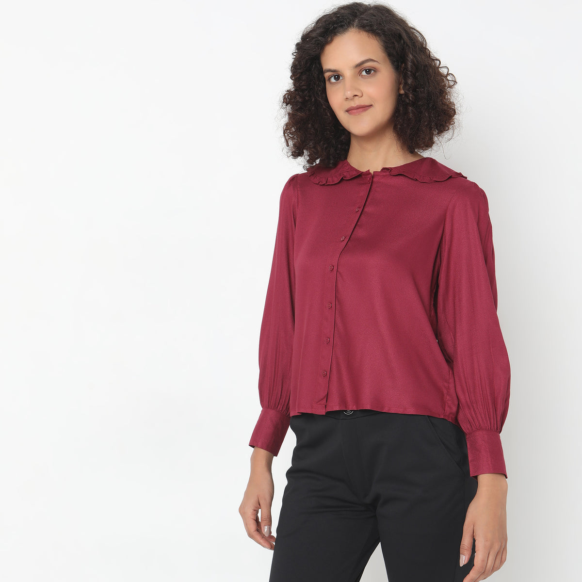 Regular Fit Solid Top