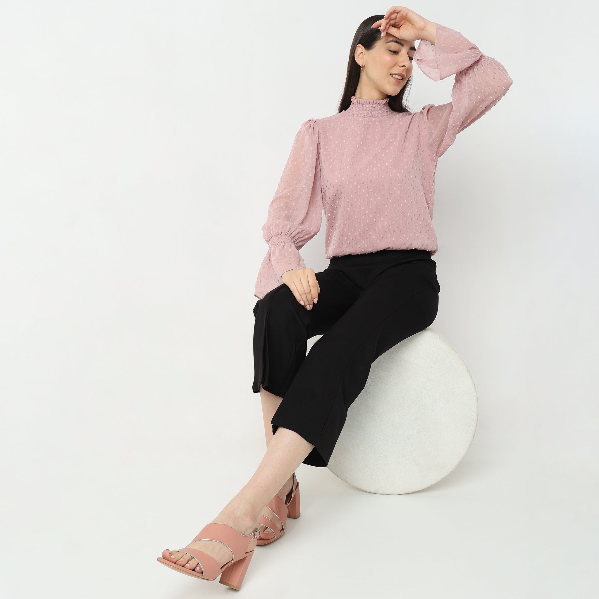 Regular Fit Textured Top