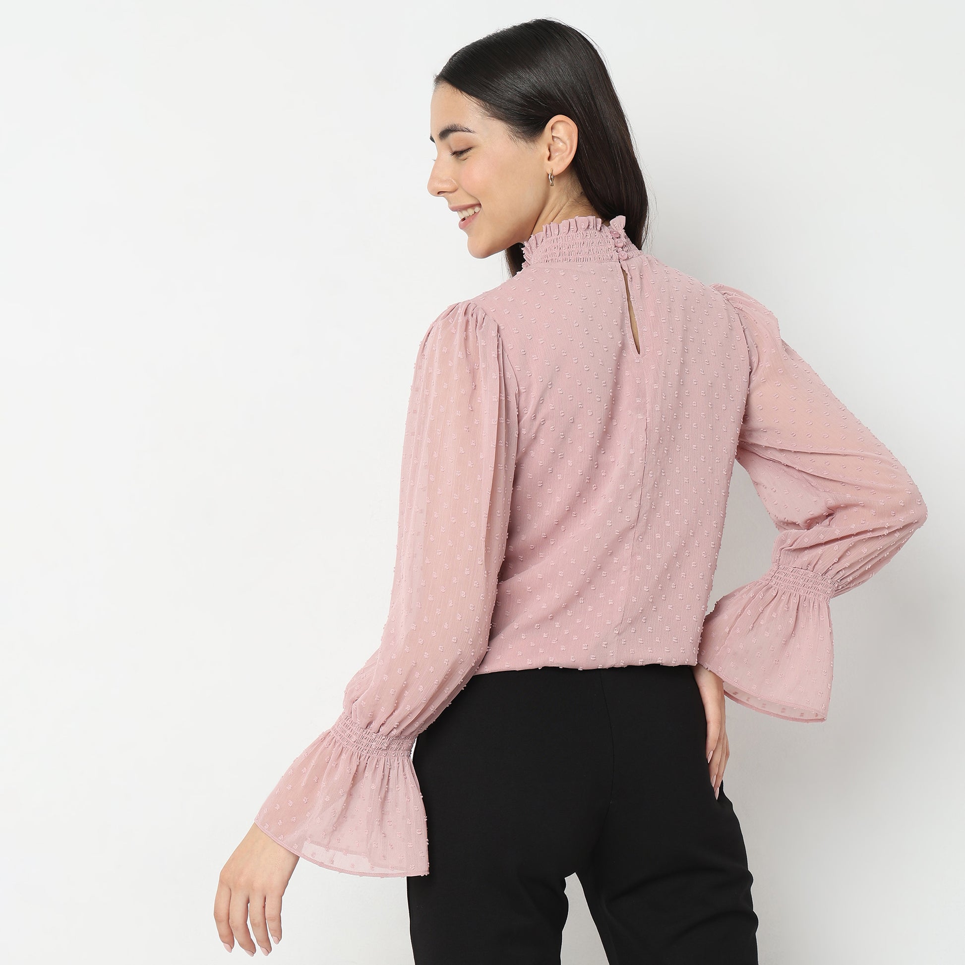 Regular Fit Textured Top