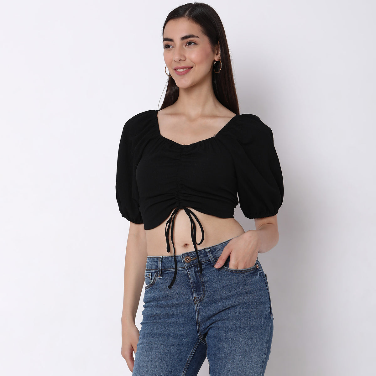 Slim Fit Solid Top