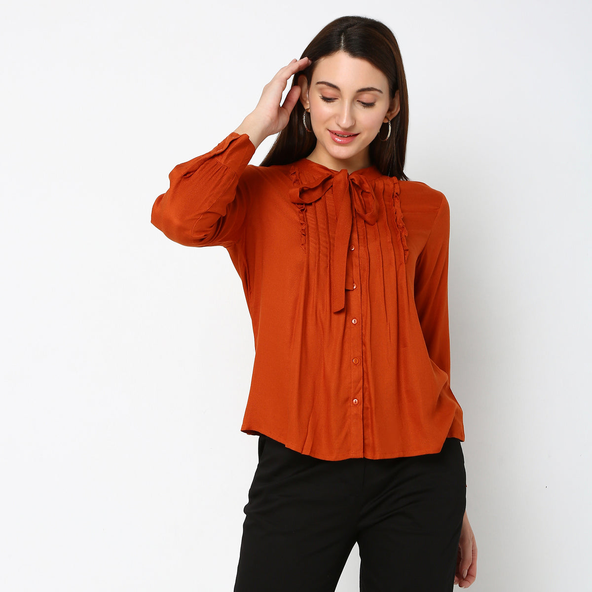 Regular Fit Solid Top