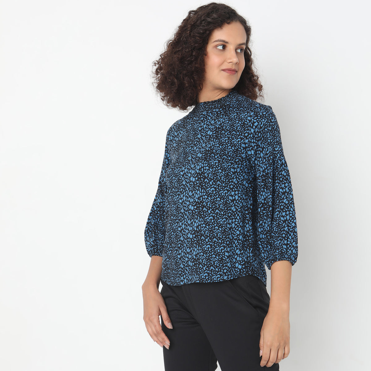 Regular Fit Printed Top