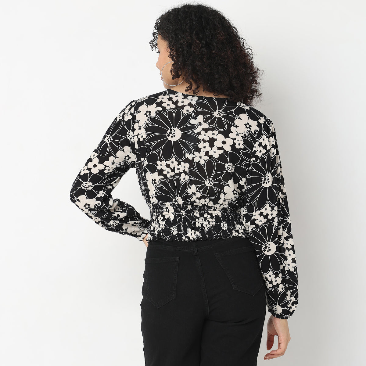 Slim Fit Floral Top