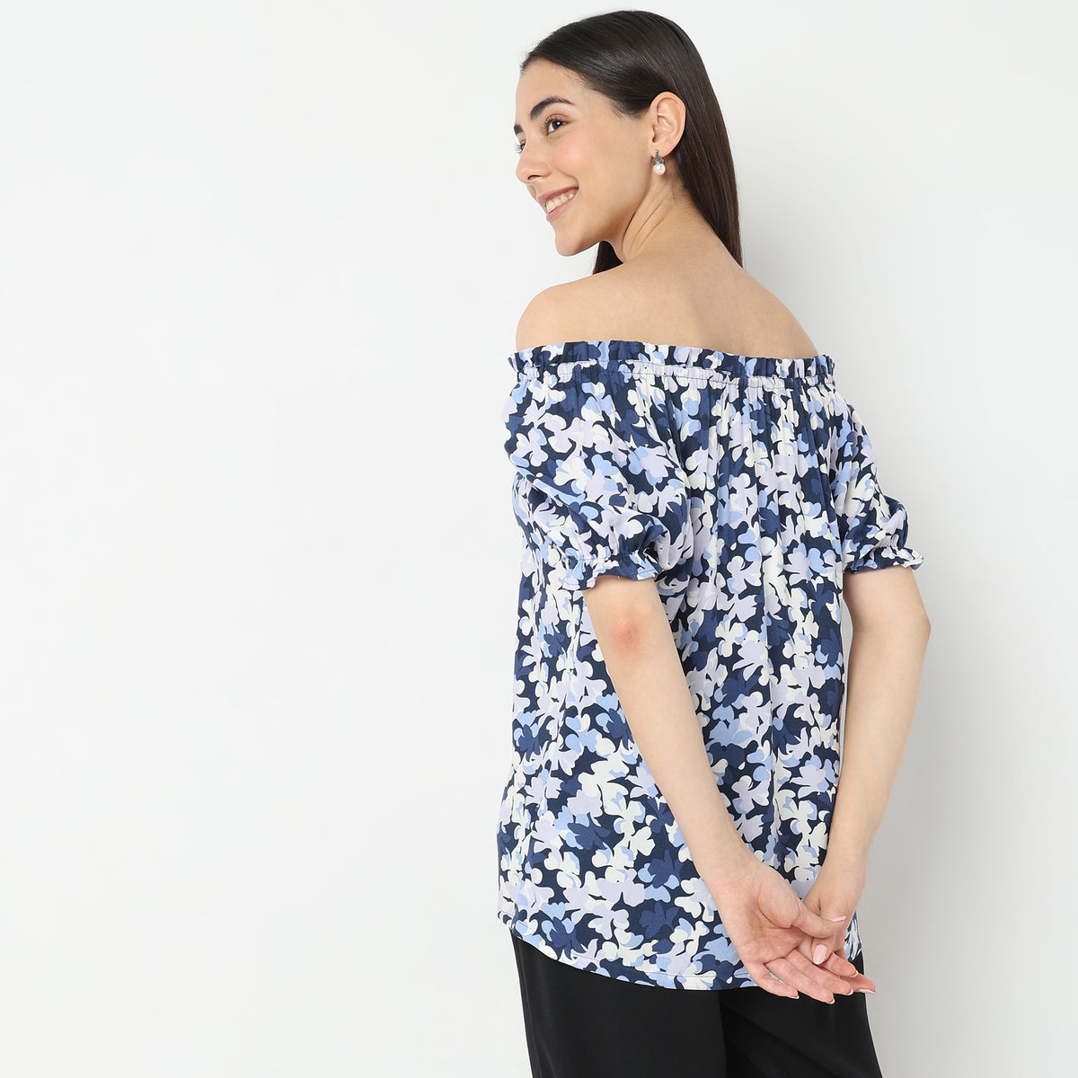 Regular Fit Floral Top