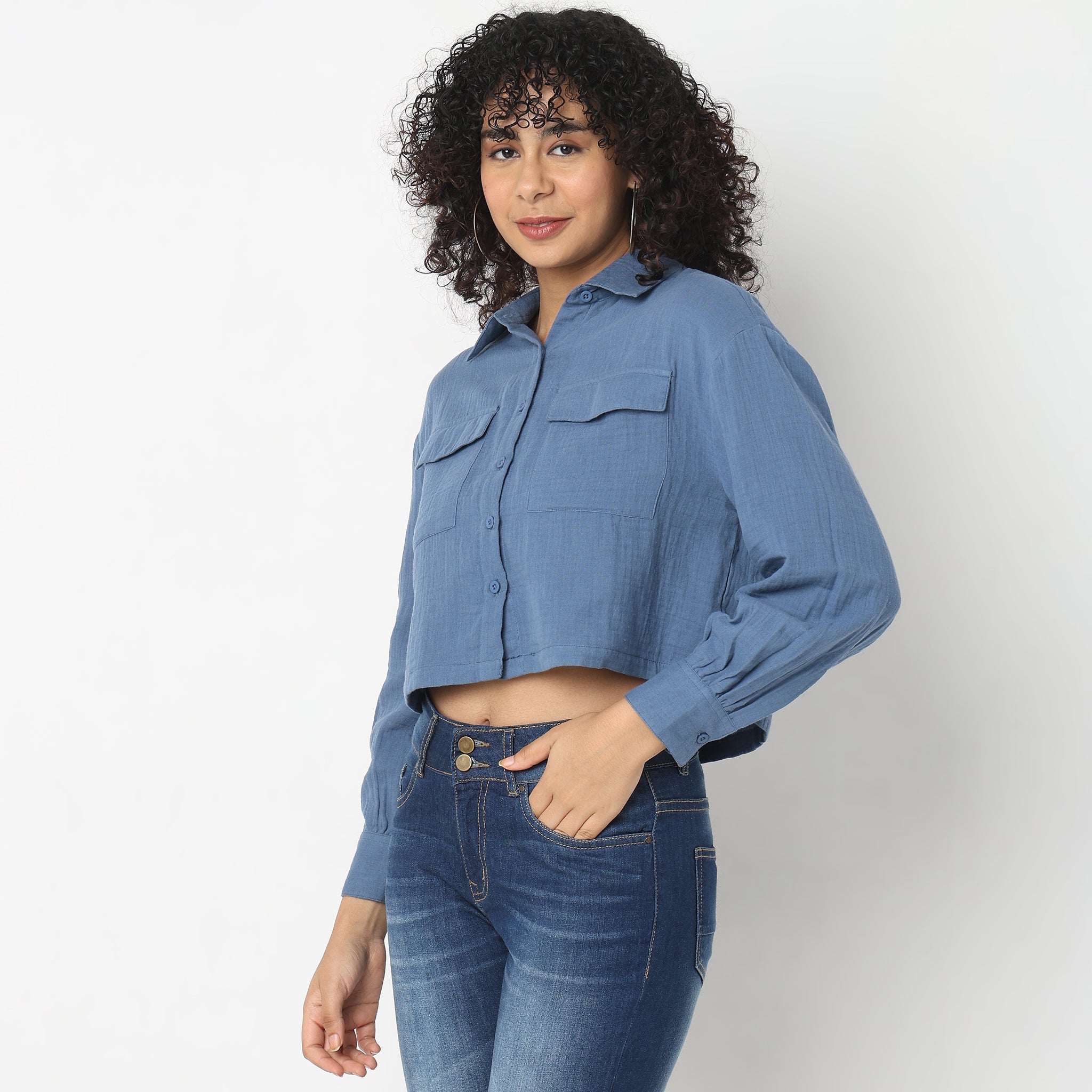 Boxy Fit Solid Top