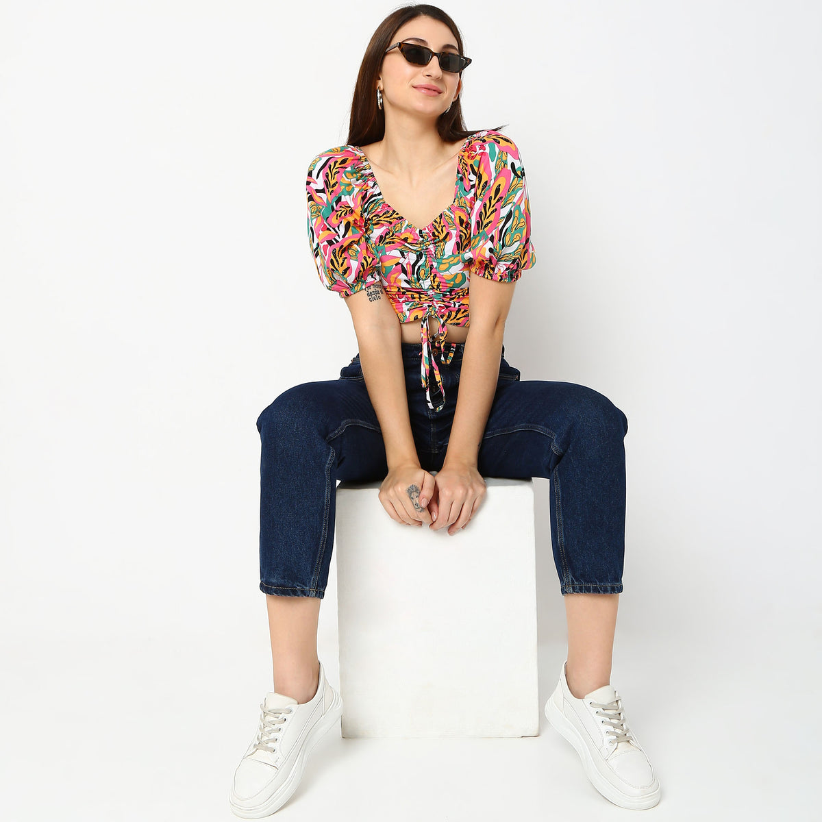 Regular Fit Printed Top