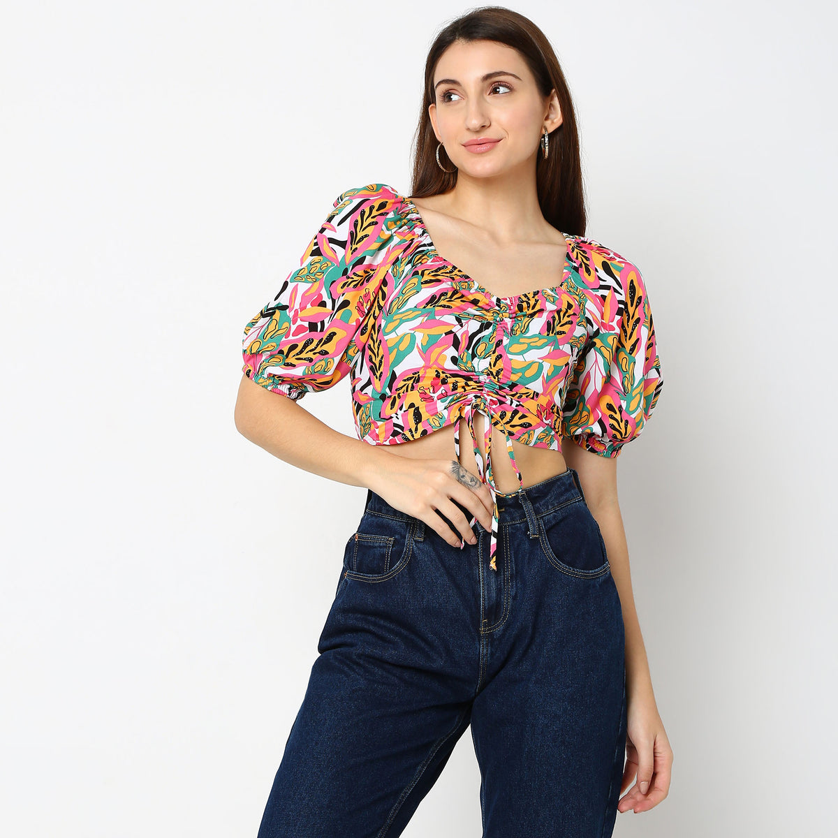 Regular Fit Printed Top