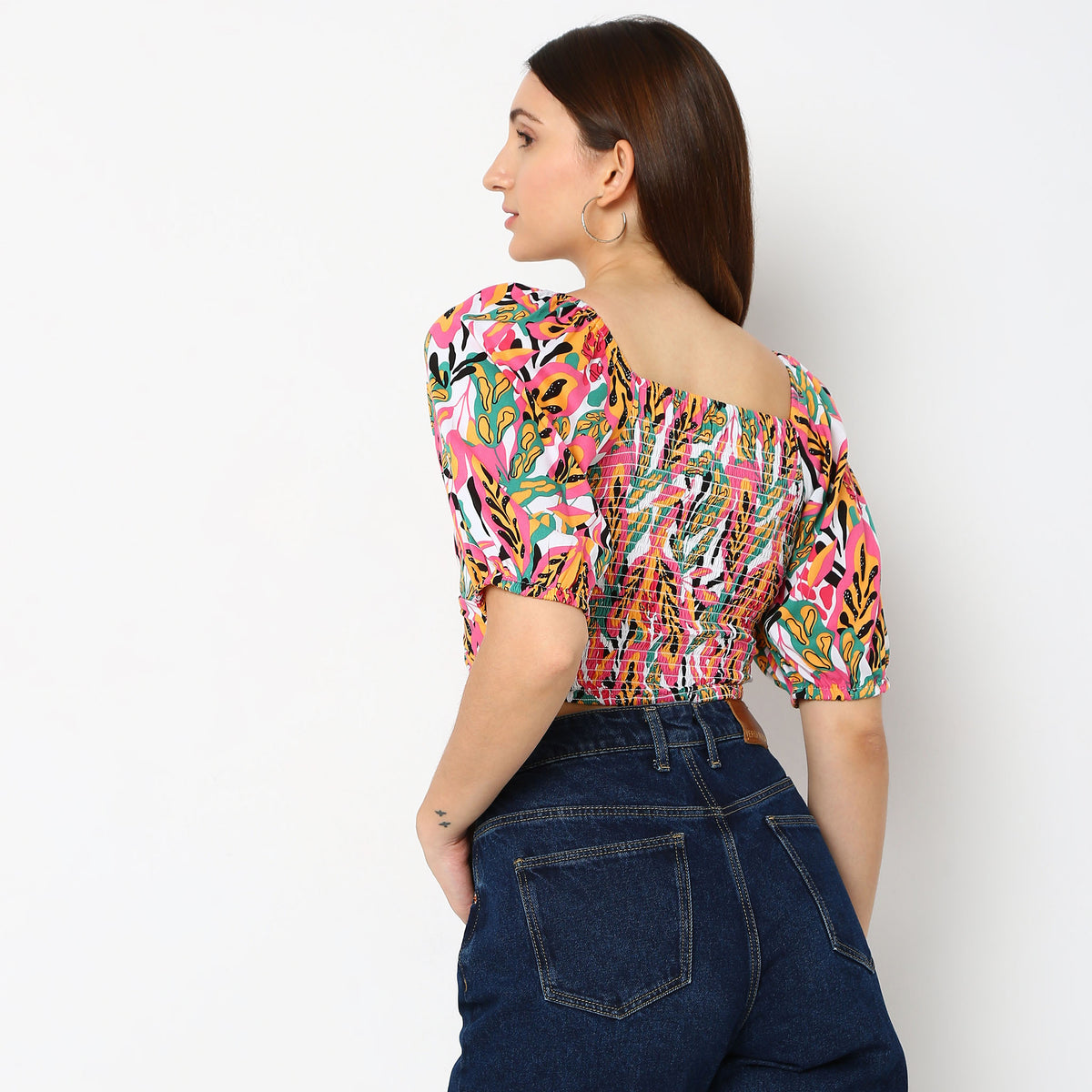 Regular Fit Printed Top