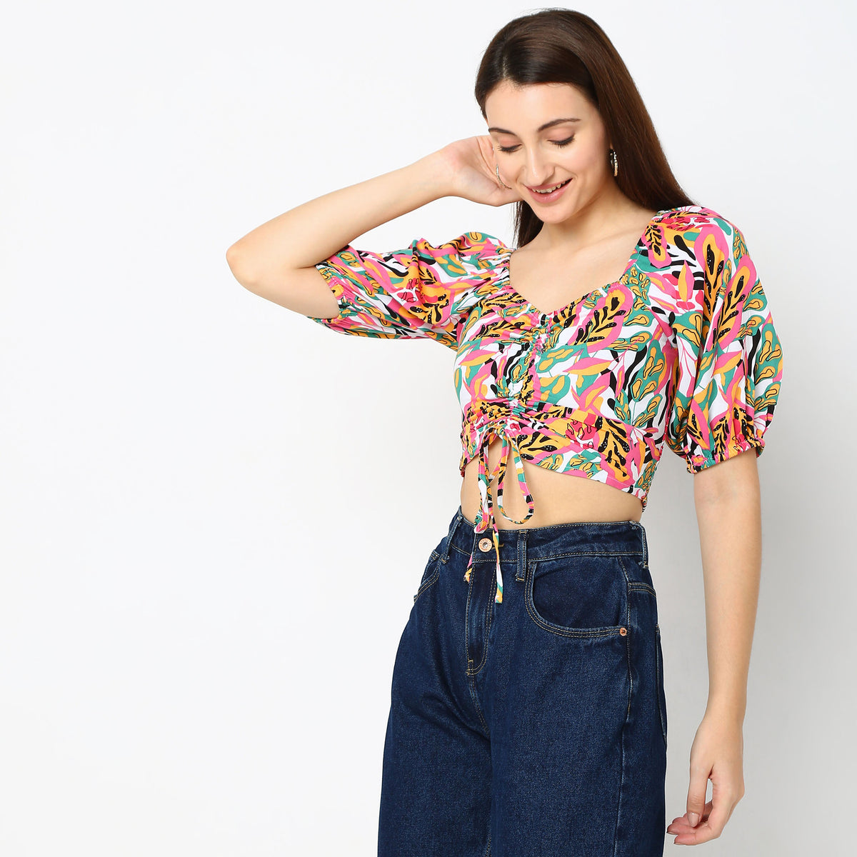 Regular Fit Printed Top