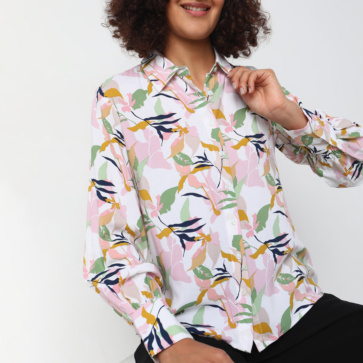 Regular Fit Printed Top