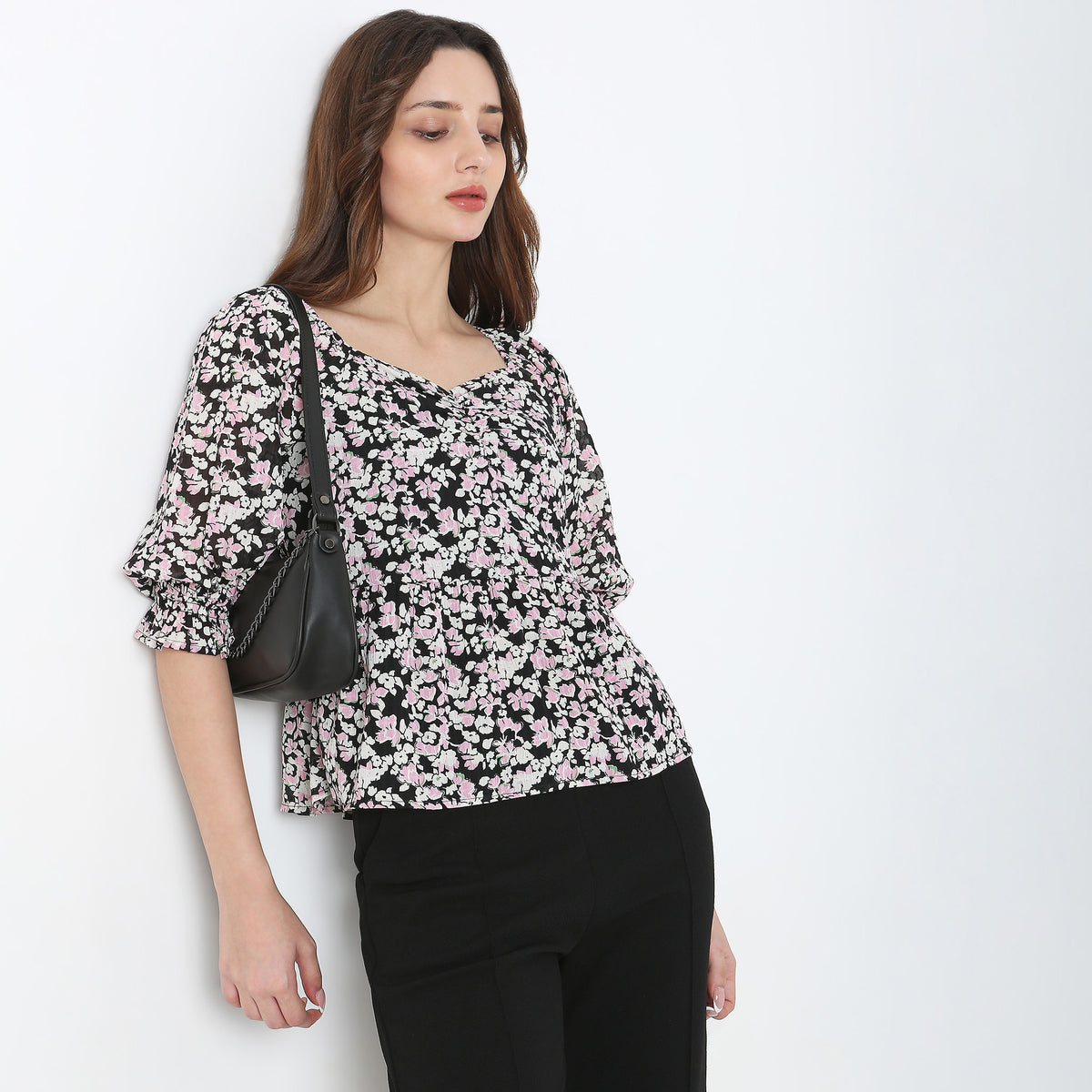 Slim Fit Floral Top