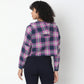 Regular Fit Checkered Top