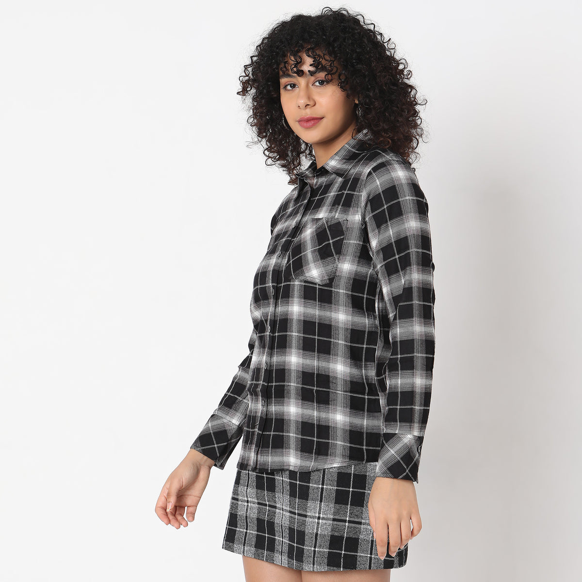 Regular Fit Checkered Shirt